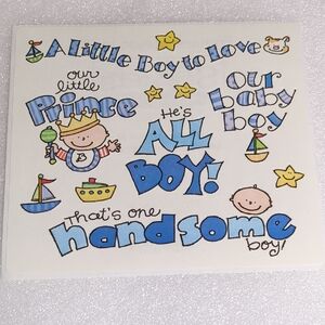 💚4/$10💚Francis Meyer Vintage Little Prince Sticker Set R2110-299